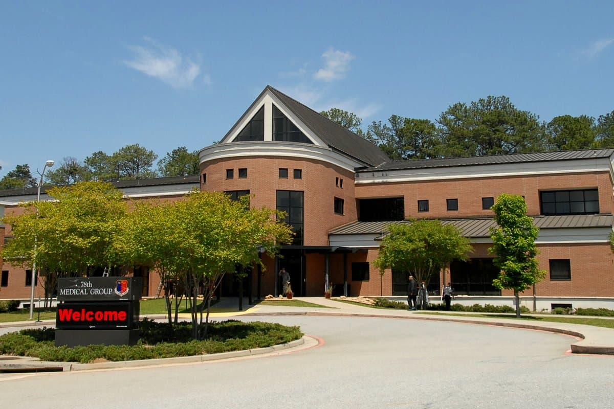 Arrowhead Outdoors Co. commercial exterior work at Robins Air Force Base